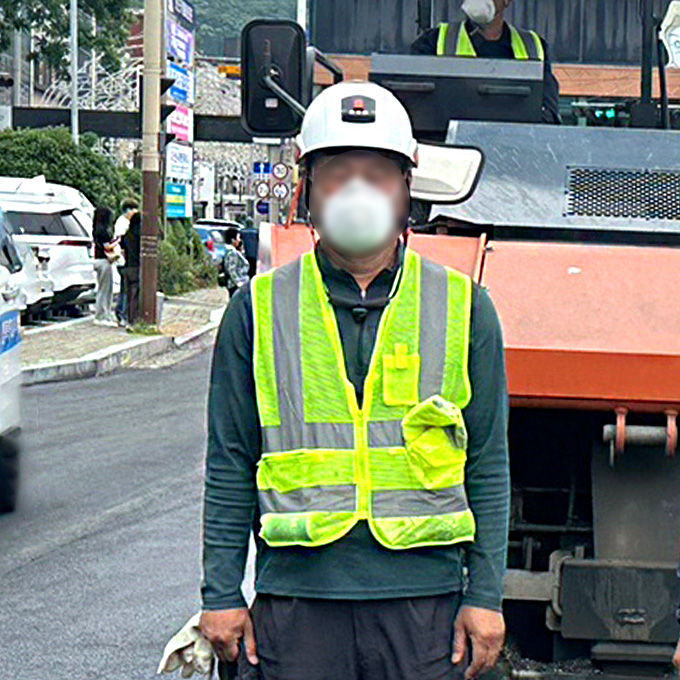 목포 도로공사 업체 투구 착용